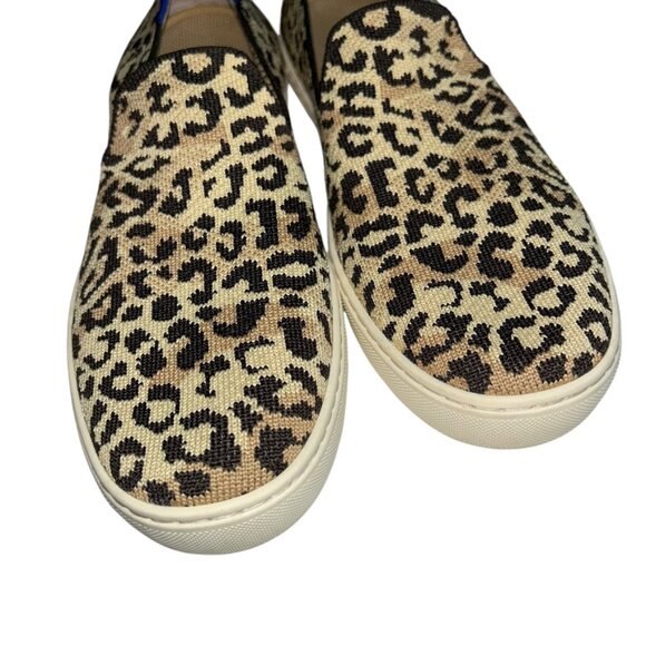 rothys leopard low sneaker as new shoe 9.5 9 1/2 - Picture 5 of 10